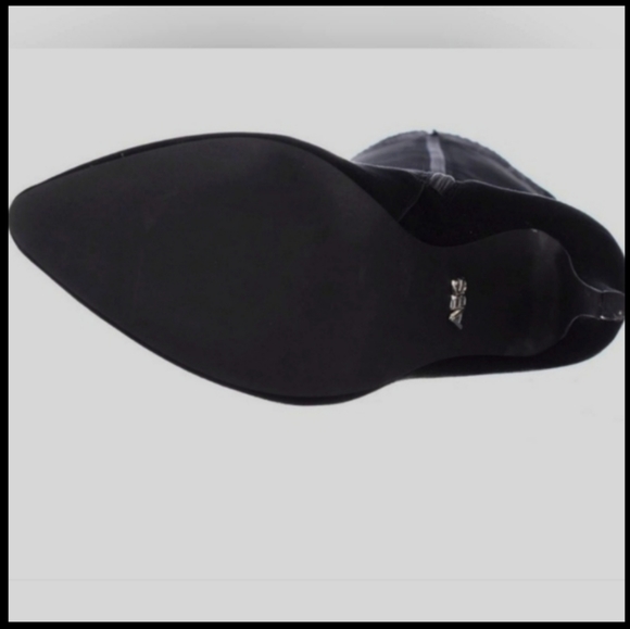 ABS Allen Schwartz Maraeah Studded Thigh high/ over knee Boots - Black|size 7 - Picture 7 of 8